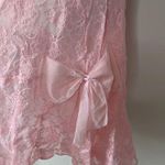 Pink Lace Coquette Slip Size L Photo 3
