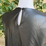 Christian Sirianio CHRISTIAN SIRIANO Faux Leather black Tank Top | small Photo 1