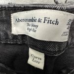 Abercrombie & Fitch  Women Curve Love Skinny Jeans Black 27 4R Distressed Raw Hem Photo 3