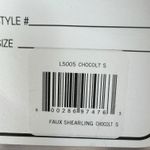 Gallery Vtg Y2K Penny Lane‎ Brown Faux Suede Shearling Fur Long Jacket Coat NWT Size S Photo 2