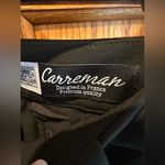 J.Crew Wide Leg Trouser Black Dress Pants Size 4 Carreman France Quality New Photo 3