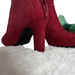 Impo Boots Wedge Ankle Womens Size 5.5 Red Booties Shoes Suede Photo 3