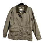 Universal Threads Universal Thread Womens Olive Green Military Chore Jacket Corduroy  Collar Large Photo 0