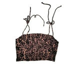 Wilfred Aritzia Womens Leopard Strappy Crop Top Photo 3