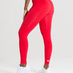 women's best Best Women’s Red Leggings Seamless Photo 2