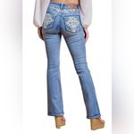 Westfield Eagle High Waist Boot Cut Jeans, Embroidered Light Wash Jeans 7 Blue Size undefined Photo 2