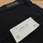 AG Adriano Goldschmied NWT Alexxis Slim Jean in Blackboard Distressed Size 29 Photo 5