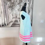 Lilly Pulitzer Womens Lana Cap Sleeve Poolside Blue Striped Dress - Size XL Photo 5
