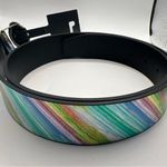 Kurt Geiger  Multicolor Belt with Silver Buckle S/M Photo 2