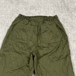 Madewell  Jogger Pants Womens 2 Quilted Olive Green Pockets Stretch Photo 6