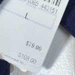 On The Road  Navy Bohemian Ambroidered Mid Length Dress Size Large NWT #5647 Photo 6