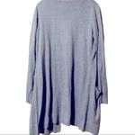 Orvis  light blue linen‎ blend cardigan longer length size large Photo 3