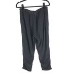 American Eagle Womens Relaxed Fit Drawstring Pants Lightweight Black Size 8 Photo 1