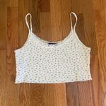 Brandy Melville  cropped floral lace tank top Photo 0