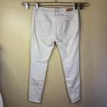 Sandro White Zipper Ankle Tapered Jeans Size 36 Mid Rise Denim Stretch Street Photo 4