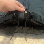 Athleta Goose Down Puffer Winter Coat Navy Blue Women’s Small Full Zip EUC Photo 3