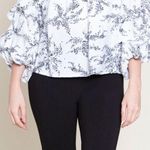 NEW Patrizia Luca Gathered Sleeve Off The Shoulder Top size L Large NWT *FLAWED White Photo 0