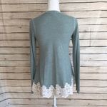 Rewind  A-Line Lace Trimmed Long Sleeve Top Photo 3