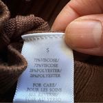 Torn By Ronny Kobo Ronny Kobo Brown Striped Knit Top NEW Photo 6