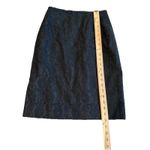 Bernard Zins Paris Skirt Womens 6 Black Lace Pencil Work Grunge Goth Whimsigoth Photo 4