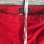 Theory NEW Womens Crimson Moleskin Twill Crop Pants 6 Photo 8