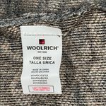 Woolrich  Black, Gray & Tan Fringe Blanket Wrap Poncho One Size Fits Most Photo 2
