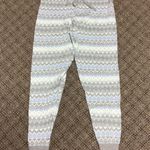 SO Blue White Gray Silver Shimmer Knit Joggers  Size Medium Photo 0