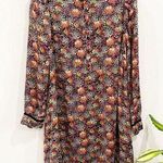 ByTimo | Floral Print Mini Long Sleeve DressSize Small Black Photo 0