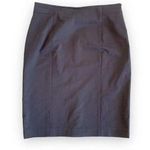 Ann Taylor  Navy Cotton Pencil Skirt 14‎ Tall Career Photo 0