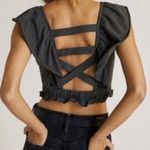 Anthropologie Cross-Back Ballet Crop Top Photo 0