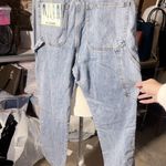 S. O. N. G. AUTHENTIC ORIGINAL DENIM CARPENTER 90s BOYFRIEND JEAN Blue Size 31 Photo 4