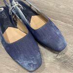 Franco Sarto  Blue New Vannie Slingback Pump Square Toe Tie Dye Sandals Photo 2