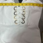 Elliatt  White Sleeveless  Midi Dress Sz M Photo 8