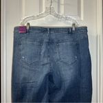 Lane Bryant NWT  Medium Wash Denim Wide Leg Crop Jeans size 24 Photo 10