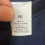 French Laundry FINAL MARKDOWN  flowy navy Wide-Leg Pants 1X Photo 4