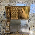 Vintage Mother of Pearl Minaudiere Compact Purse Evening Cosmetic Bag Mirror VTG Photo 9