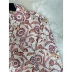 Pilcro  Anthropologie Long Sleeve Blouse Womens Medium  Pink  Floral Photo 9