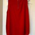 Chico's - Red Flowy Tank with Gold Zipper Back - Brand new, never worn! Photo 1
