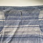 Artisan NY blue striped linen blend dress, size 2 Photo 3