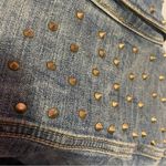 ZARA - Women’s Denim Jacket With Gold Spikes Size S Photo 4