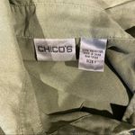 Chico's Chico’s Soft Moss Green Button Blouse 1 M Photo 6