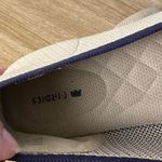 Birdies  Blackbird Eggshell Washable Navy Knit Point Toe Slip Flats Shoes Sz 8.5 Photo 4