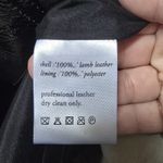 Ksubi Womens Leather Rap Skirt Size 27 Asymmetric Lamb Leather Black EUC Photo 8