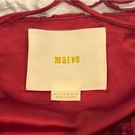 Maeve  Anthropologie Red Lace Summer Moon Dress Womens  Strappy babydoll 12 Photo 3