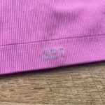 Set Active  X Revolve Ribbed One Shoulder Sports Bra in Petal Women’s Size Medium Photo 6