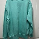 MV Sport Turquoise Palm Springs Pullover Crewneck Hoodie Photo 1