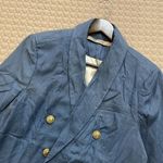 NWOT Rue De Femme Womens Blue Jacket Meduim Lightweight Work Casual Sz L Size L Photo 2