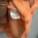 PINK - Victoria's Secret PINK 3/4 Length T-Shirt Orange Tie Dye XS Oversize fit Photo 2