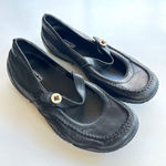 Patagonia  Stitched Mary Jane Button Strap Womens Size 8 Shoes‎ Poppy Black Photo 0