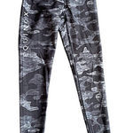 Terez  Hi Shine Grey Camo Leggings No Size Tag Estimated XXS‎ to XS NWOT Photo 0